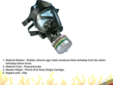 Masker Gas Full Face (Italy)